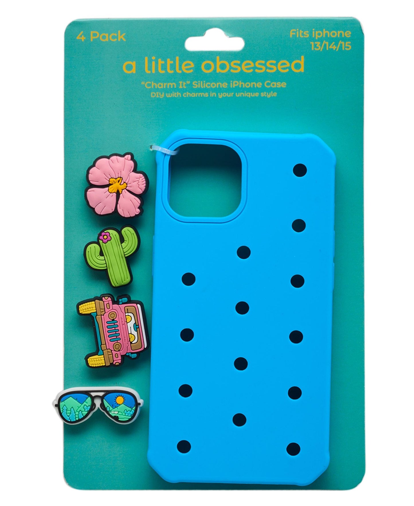 Mood Pop Silicone iPhone Charm Case - iPhone 13/14/15