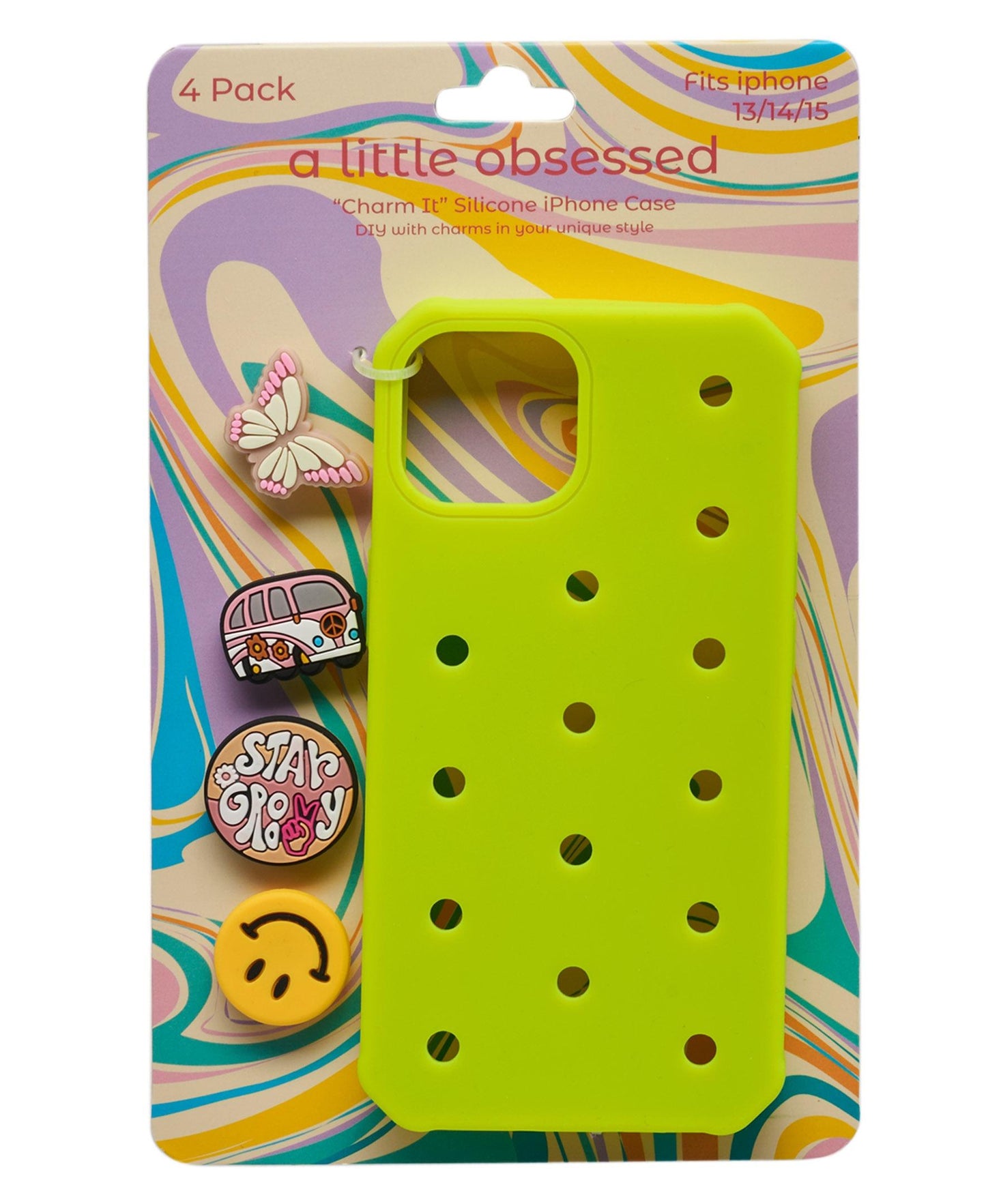 Mood Pop Silicone iPhone Charm Case - iPhone 13/14/15