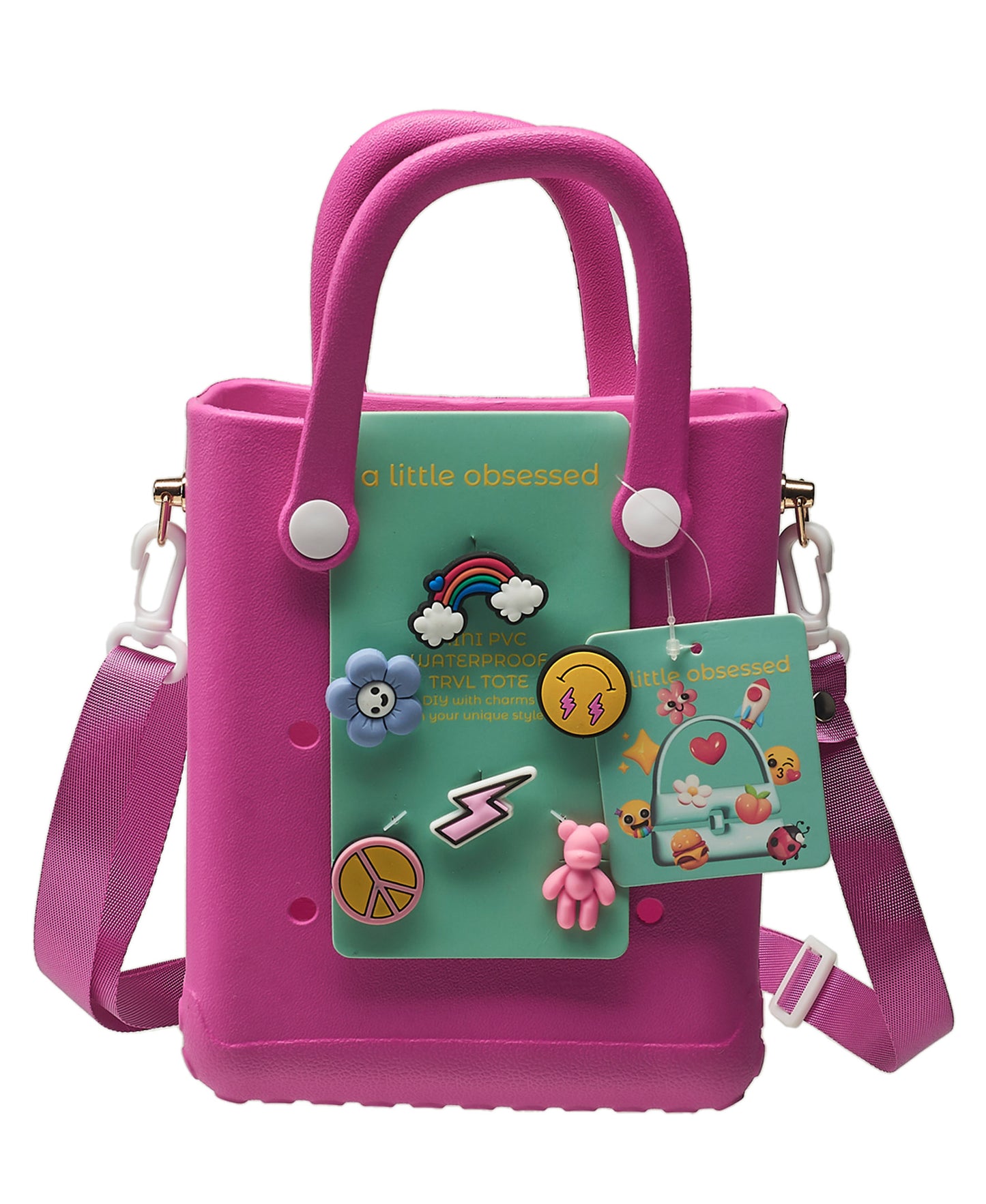 A Little Obessed DIY Charm Tote Bag