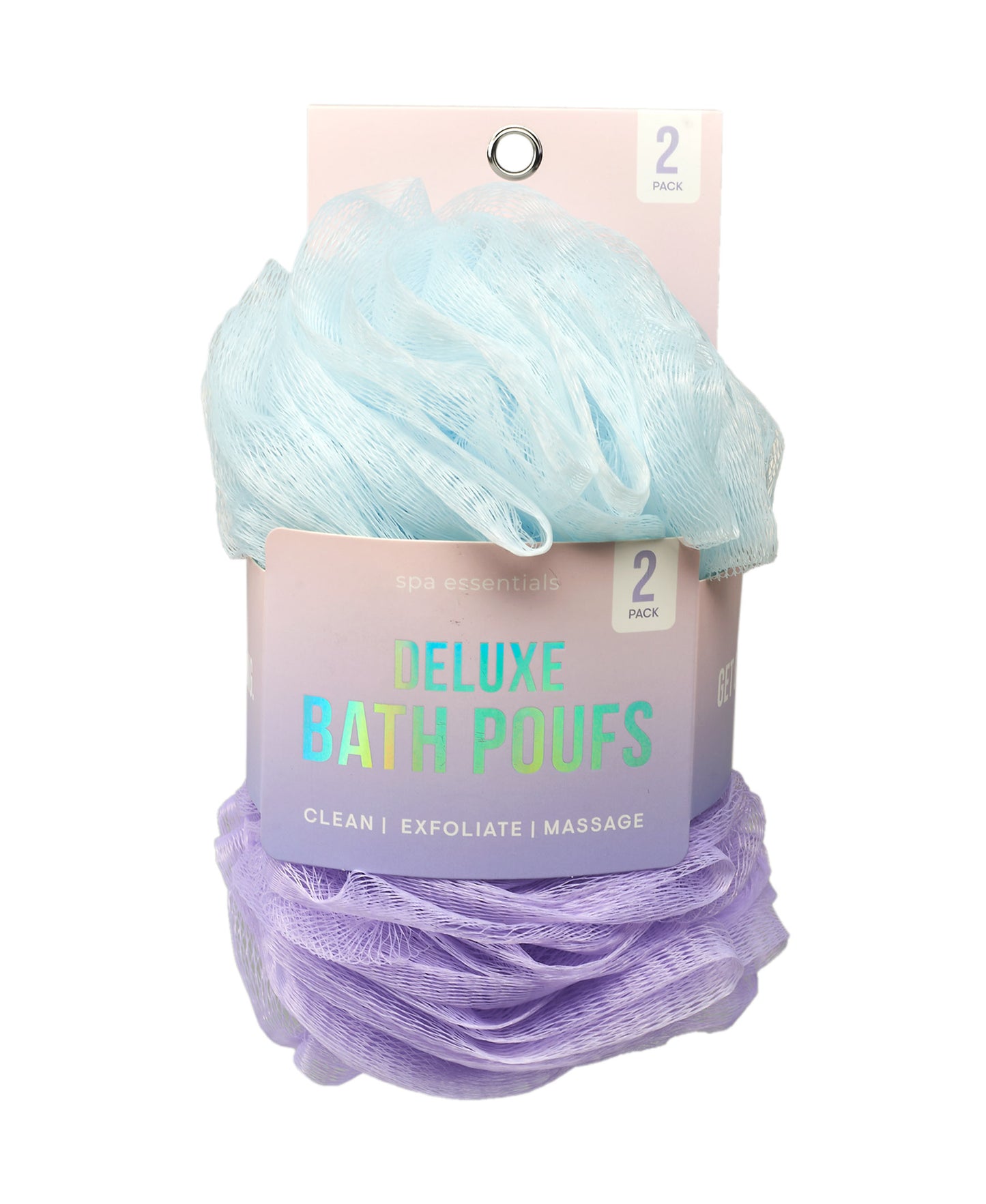 Spa Essentials Women's Bath Poufs - 10 Pk