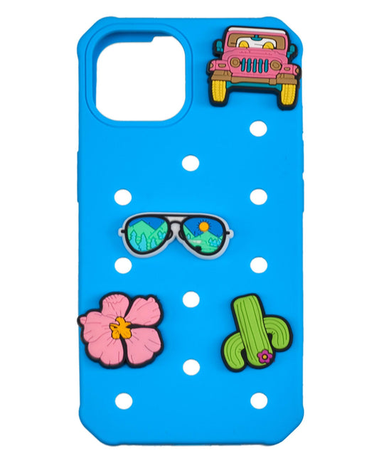 Mood Pop Silicone iPhone Charm Case - iPhone 13/14/15