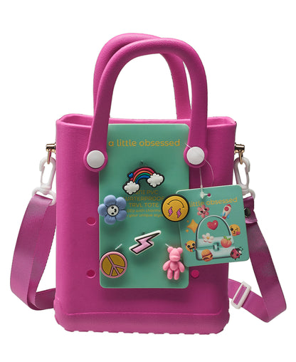 A Little Obessed DIY Charm Tote Bag