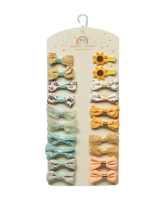 Wander & Dream Infant Bow Set - 20 Pk