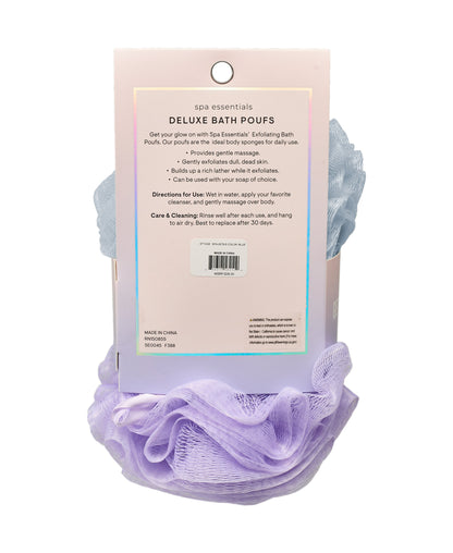Spa Essentials Women's Bath Poufs - 10 Pk